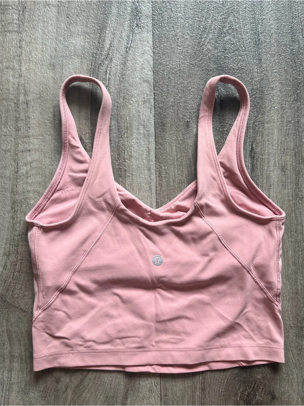Lululemon Align Tank Top [4] Pink Built-In Bra Cropped Cami